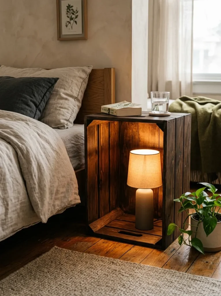Crate Shelf Ideas