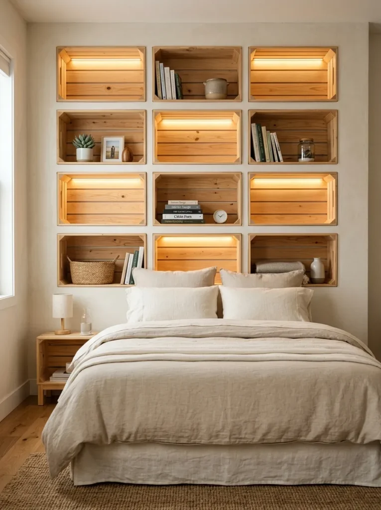 Crate Shelf Ideas
