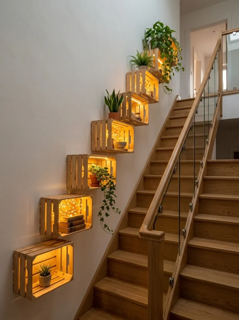 Crate Shelf Ideas